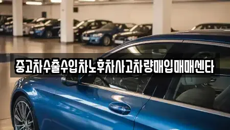 전남 화순군 한천면 중고차매입 전문 중고차수출수입차노후차사고차량매입매매센타