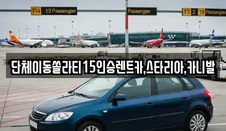 전북특별자치도 군산시 영화동 렌트카 전문 단체이동쏠라티15인승렌트카,스타리아,카니발