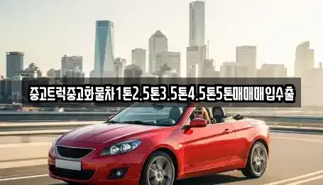 전북특별자치도 군산시 영화동 중고차 전문 중고트럭중고화물차1톤2.5톤3.5톤4.5톤5톤매매매입수출