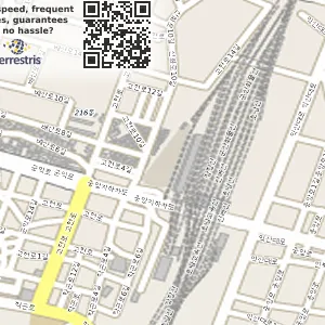 전북특별자치도 익산시 창인동2가 렌트카 쏘카 익산역 서(측)주차장 위치