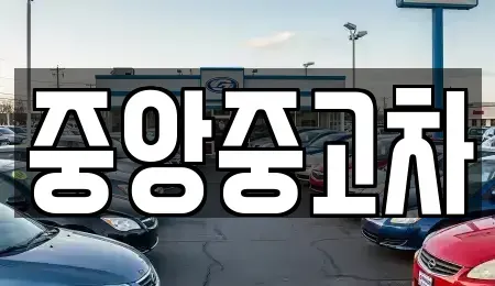 전북특별자치도 전주시 완산구 삼천동1가 중고차 전문 중앙중고차