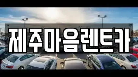제주특별자치도 제주시 용담삼동 장기렌트카 전문 제주마음렌트카