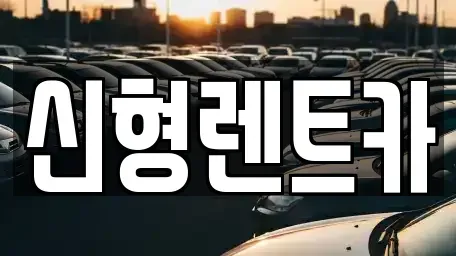 충북 제천시 영천동 렌트카 전문 신형렌트카