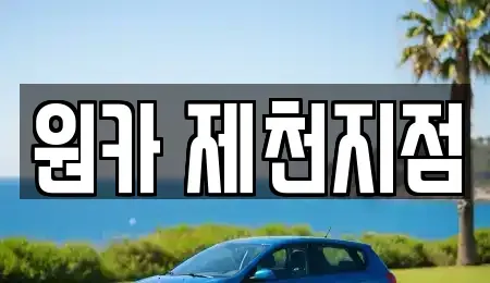 충북 제천시 영천동 렌트카 전문 원카 제천지점