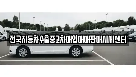 충북 중고차매입 전문 전국자동차수출중고차매입매매판매시세센터