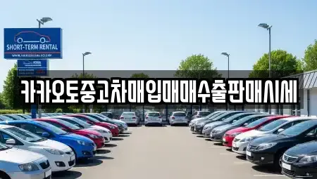 충청남도 공주시 송선동 중고차매입 전문 카카오토중고차매입매매수출판매시세