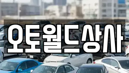 충청북도 청주시 청원구 율량동 중고차매매 전문 오토월드상사